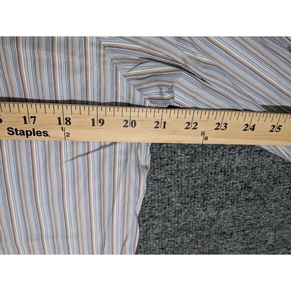 Eton Shirt Mens Size Medium 39 15.5 Contemporary Long Sleeve Flip Cuff - Picture 4 of 7